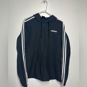 BLACK Adidas windbreaker